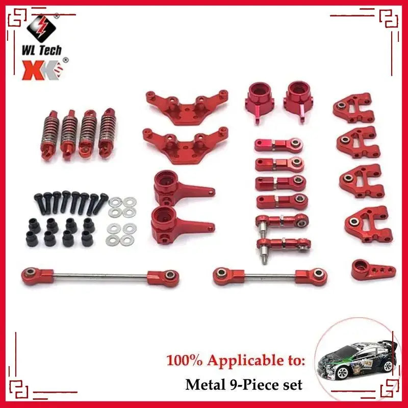 Wltoys K989 284161 284010  284131 K969 1/28 Rc Car Metal PO Parts Six-Piece Set  Car Accessories  Rc Cars for Adults