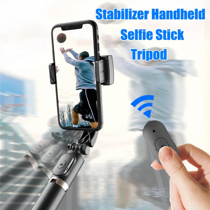 FGCLSY 2024 AI Video stabilizer Bluetooth selfie stick tripod Gimbal Stabilizer For Smartphone Live vertical shooting bracket