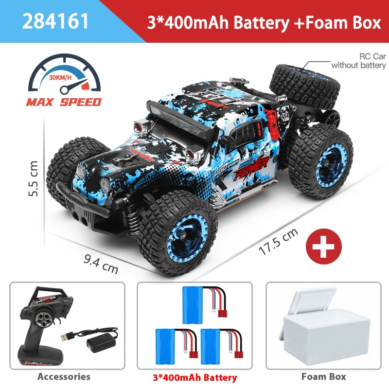 WLtoys 2.4G RC Drift Car 1/28 4WD 30KM/H Remote Control Car High Speed Four Wheel Drive Radio Controlled Mini Racing Car Model