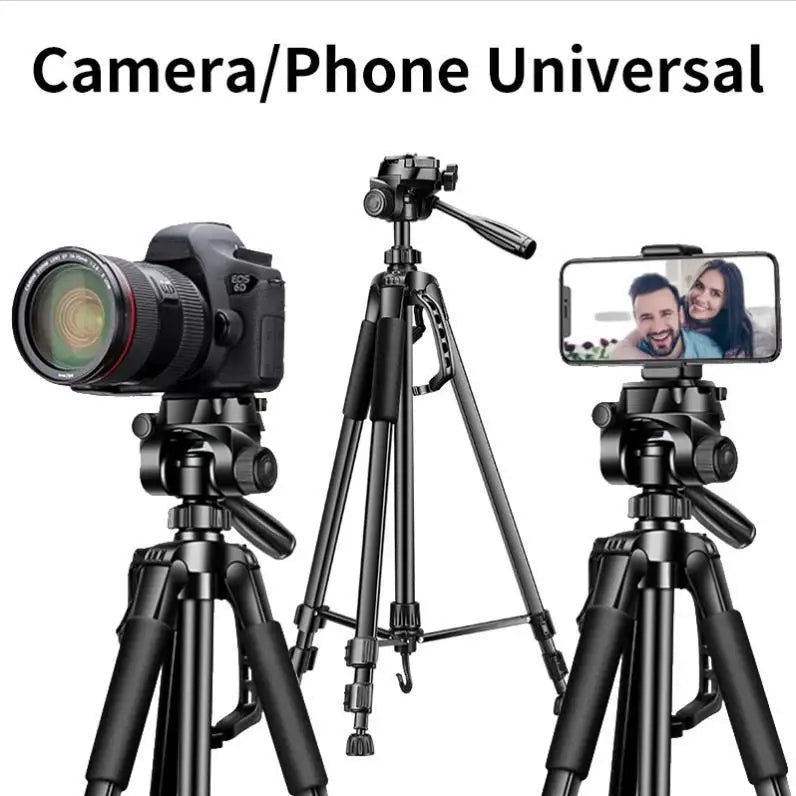 Aluminum alloy camera tripod tripod for mobile phones, tablets, live streaming, expandable and convenient stand with Bluetooth