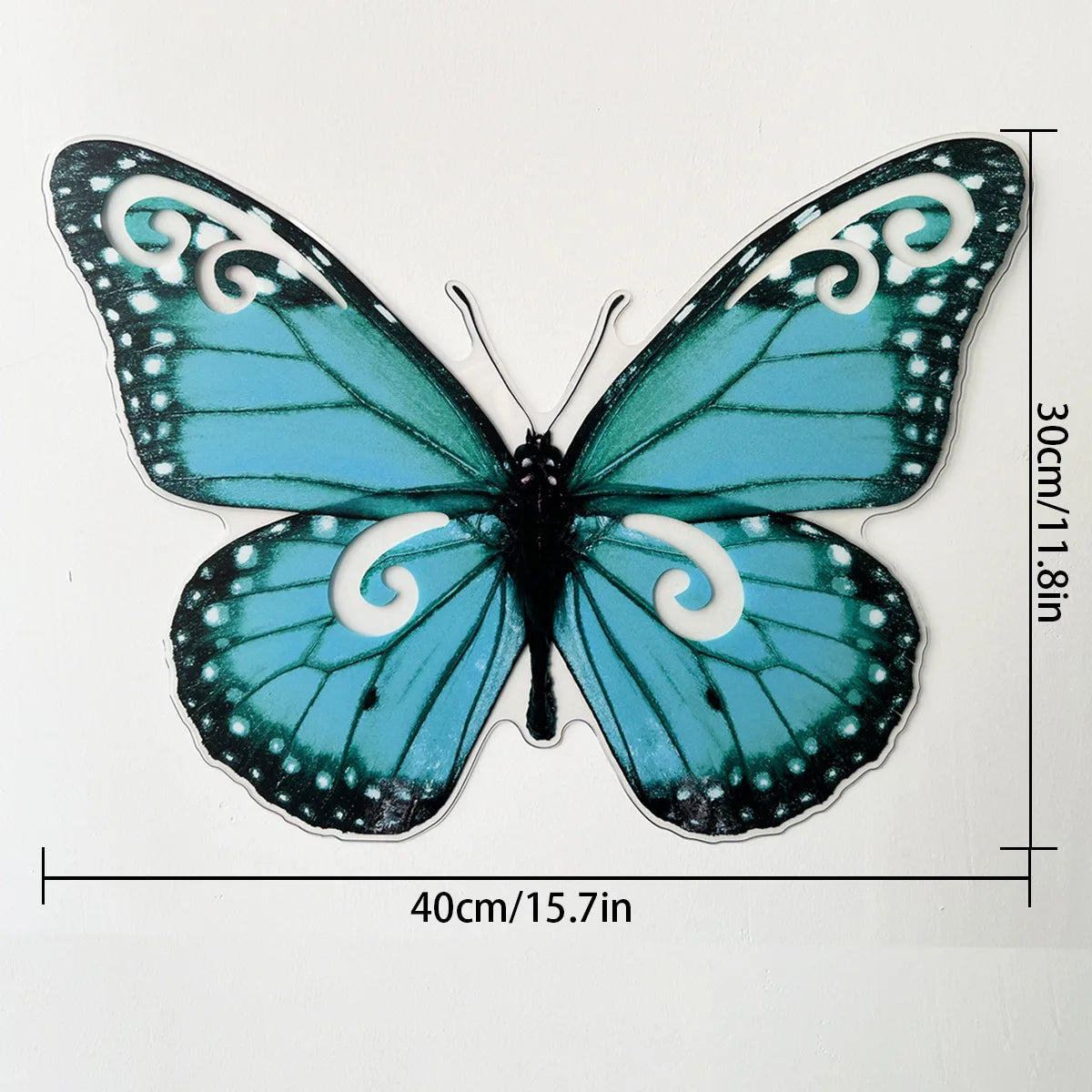 3d Stereo 40cm Large Size Butterfly Wall Sticker Living Room Bedroom Study Restaurant Decorative Art  Aeshtetic Wall Sticker