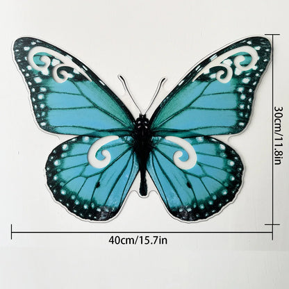 3d Stereo 40cm Large Size Butterfly Wall Sticker Living Room Bedroom Study Restaurant Decorative Art  Aeshtetic Wall Sticker