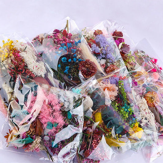 1 Bag Random Mixed Dried Flowers Handmade Candle Resin Epoxy Making Crafts US