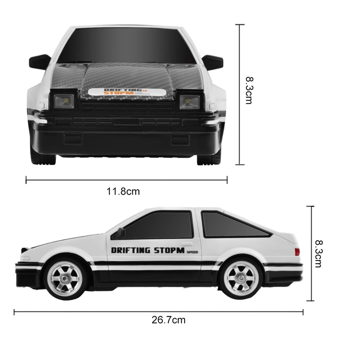 Remote Control Car, 1:16 Scale 2.4G Remote Control Drift Car High Speed 4WD Racing Car for Adults Boys Girls Kids, Rechargeable