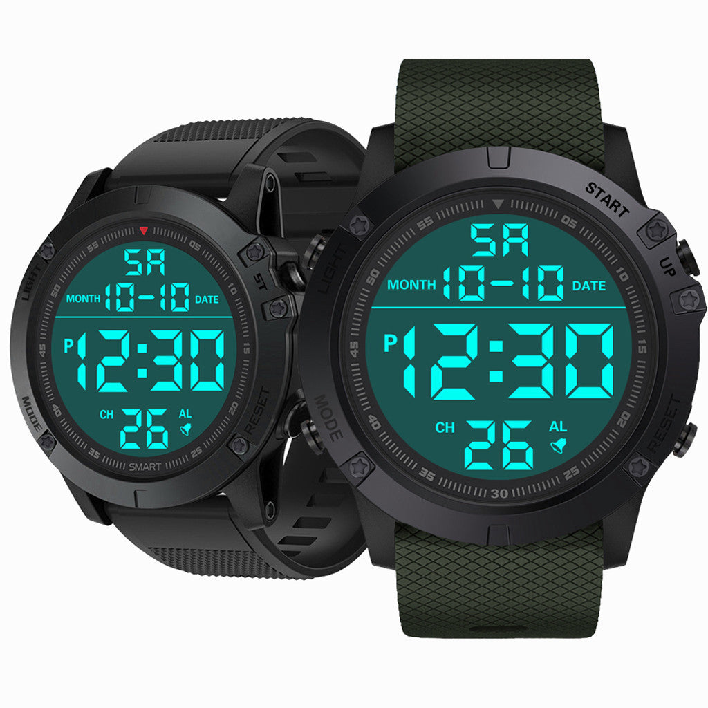 Men Sport Led Watches Fashion Digital Watch Clock Multi-Functional Rubber Man Fitnes Athlete Timekeeping Electronic Watch Reloj - GOMARRD