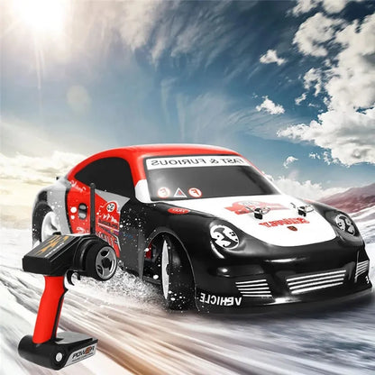 WLtoys 2.4G RC Drift Car 1/28 4WD 30KM/H Remote Control Car High Speed Four Wheel Drive Radio Controlled Mini Racing Car Model