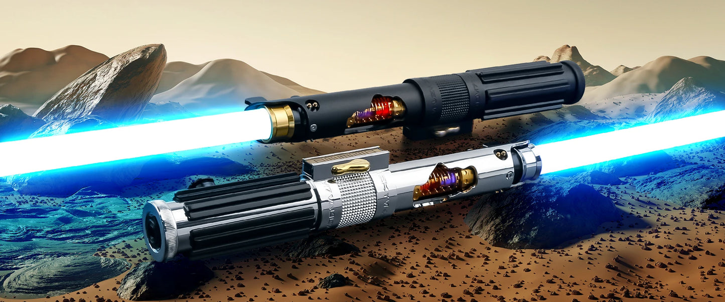 TXQSABER Anakin Lightsaber SNV4 Pixel Soundboard Smooth Swing Metal Crystal Handle With LED Strip Blade Skywalker Replica Toys