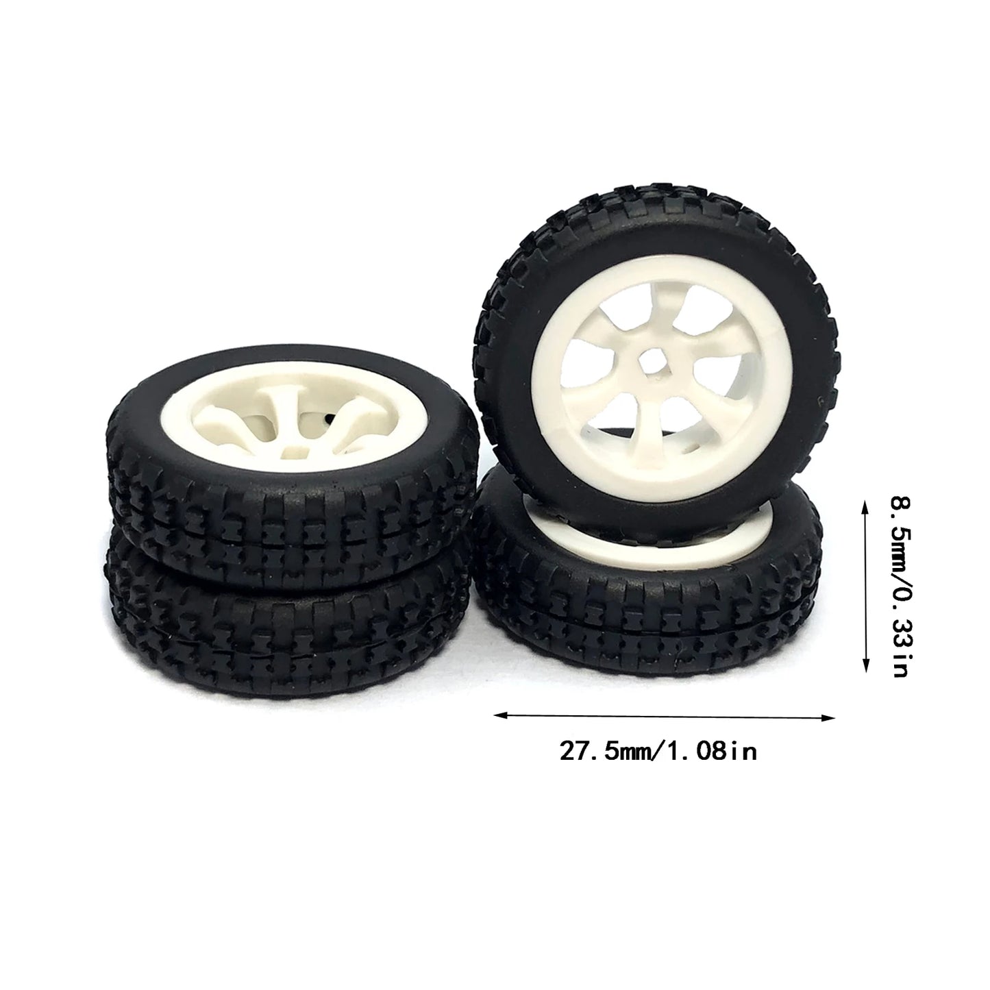 100% Wltoys XK K989-49 K989-53 Wheel Rim Hub with Tire Tyre for 284131 K969 K979 K989 K999 P929 P939 1/28 RC Car Spare Parts