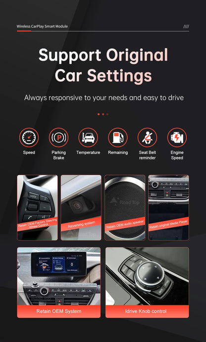 Wireless CarPlay For BMW i3 I01 NBT EVO System 2013-2020 with Android Auto Mirror Link AirPlay Car Play Rear Camera BT GPS