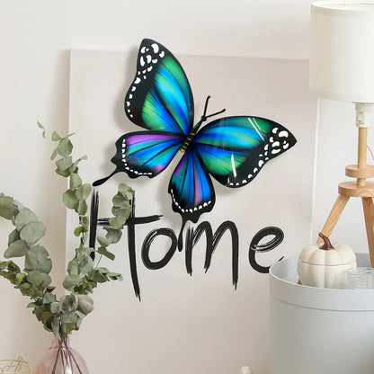 3d Stereo 40cm Large Size Butterfly Wall Sticker Living Room Bedroom Study Restaurant Decorative Art  Aeshtetic Wall Sticker