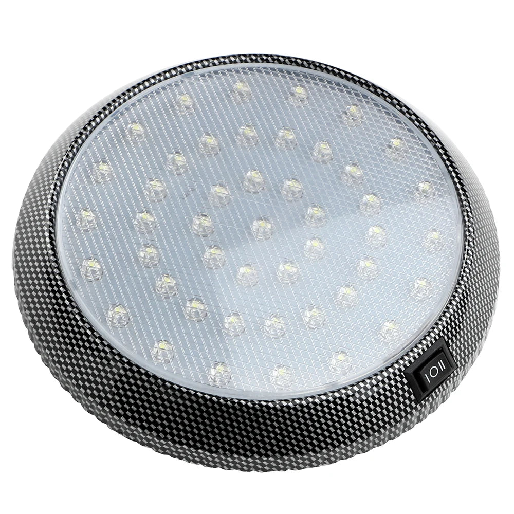 46LED 12V LED Car Interior Reading Light Automobiles Car Dome Roof Ceiling Interior Light White Round Style Bulb Reading Lamp