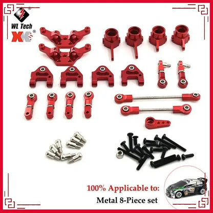 Wltoys K989 284161 284010  284131 K969 1/28 Rc Car Metal PO Parts Six-Piece Set  Car Accessories  Rc Cars for Adults