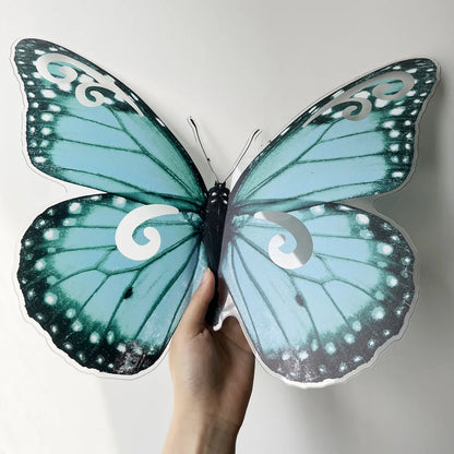 3d Stereo 40cm Large Size Butterfly Wall Sticker Living Room Bedroom Study Restaurant Decorative Art  Aeshtetic Wall Sticker