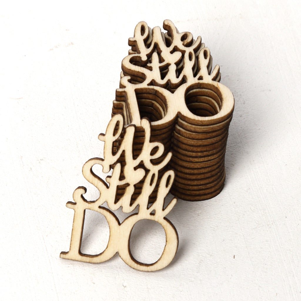 Wooden English Letter Wedding Supplies