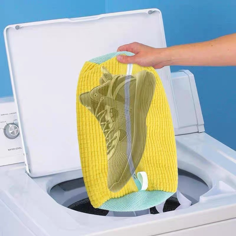 Shoes Laundry Bag Shoe Wash Bag For Washing Machine Reusable Zipper Shoe Washing Bag Sneaker Tennis Shoe Cleaner Kit Remove Dirt - GOMARRD