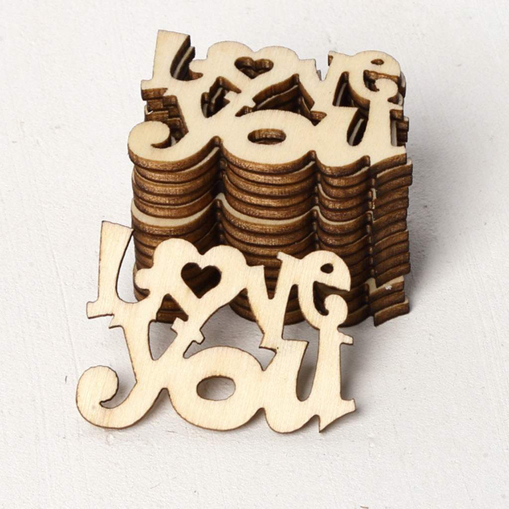 Wooden English Letter Wedding Supplies