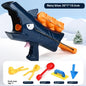 Children's Outdoor Snow Shark Cute Cartoon Snowball Gun  Launcher Clip  Fight Toy