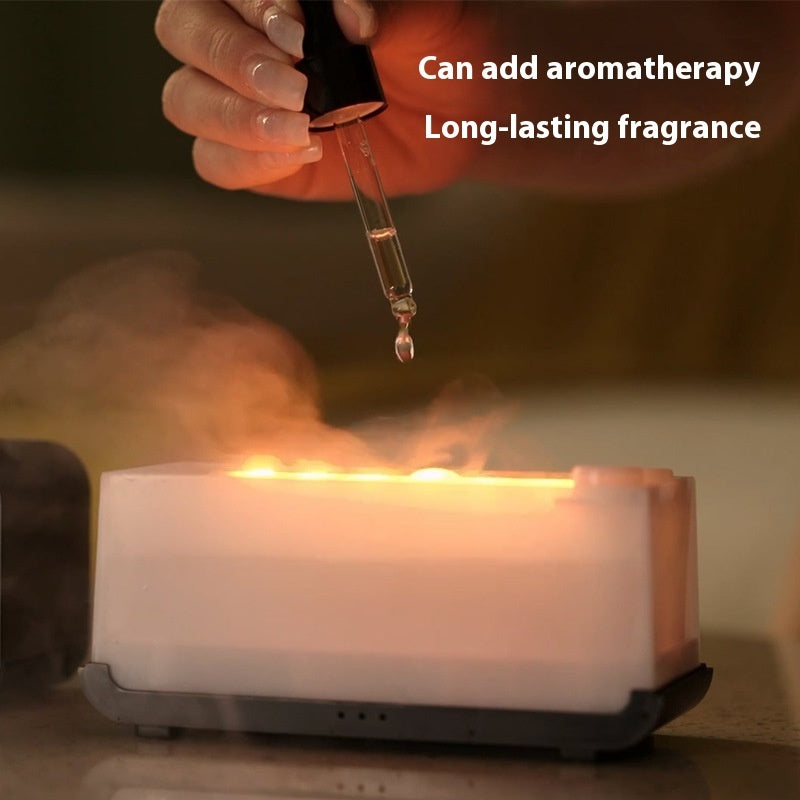 Timing Simulation Aroma Diffuser Usb Household Flame Humidifier  Aromatherapy Machine Spray Air Flame Humidifier Diffuser - GOMARRD