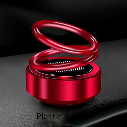 Solar Auto Rotation Car Air Freshener Perfume Seat